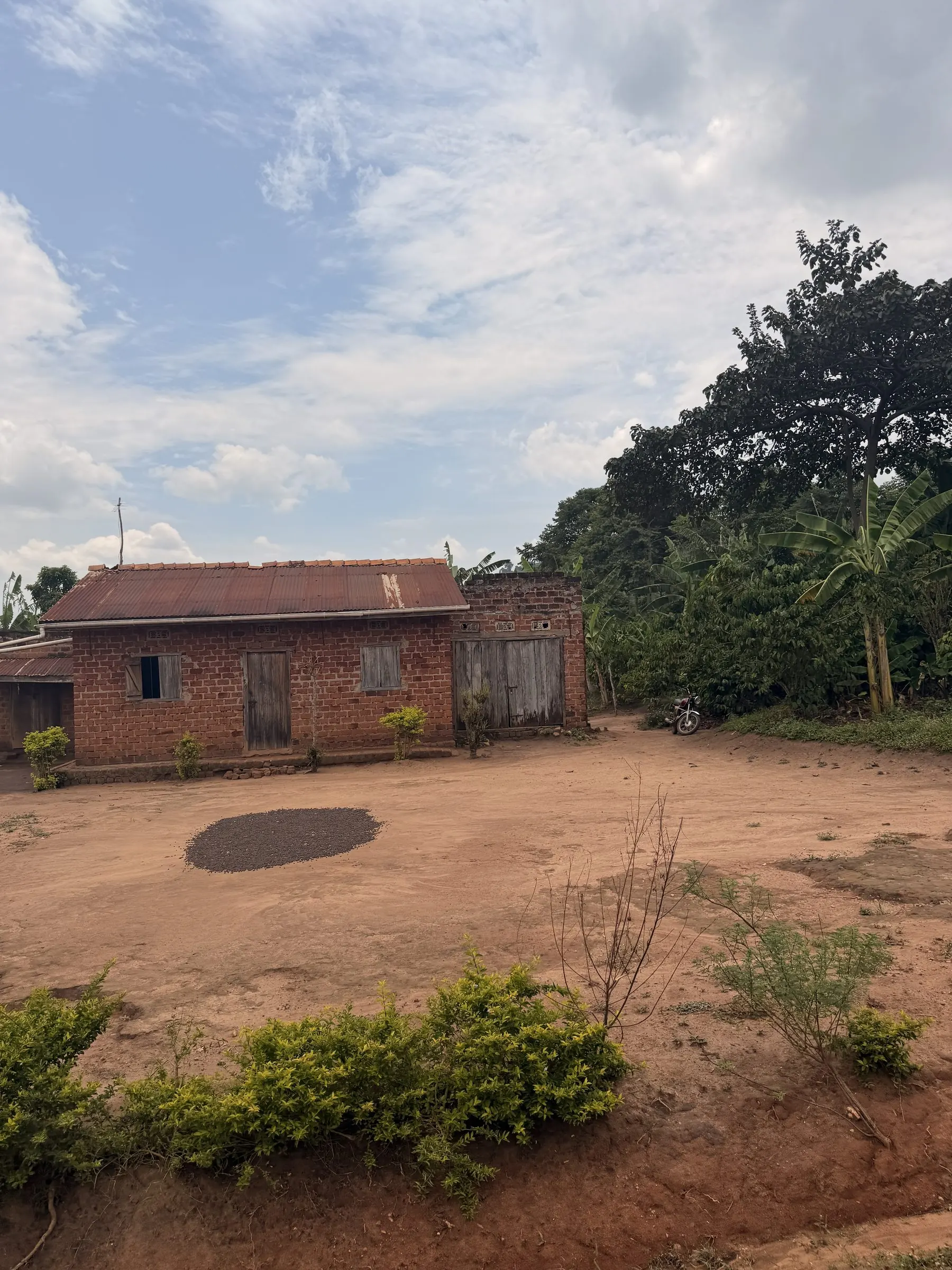 One of the school's temporary buildings